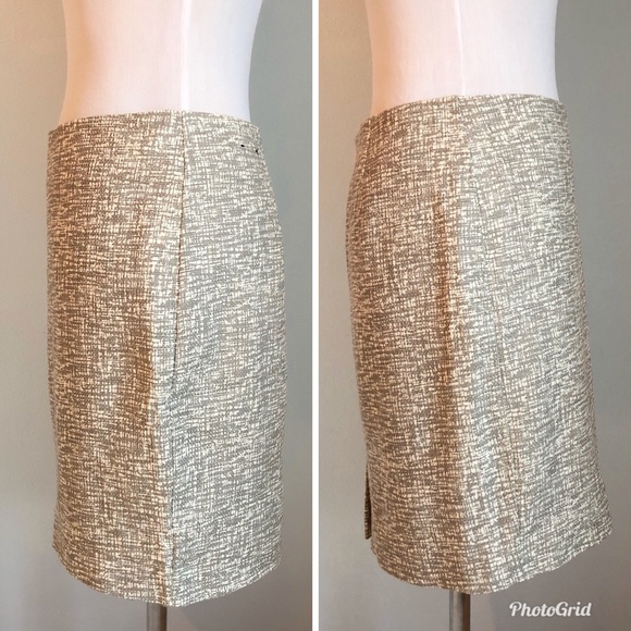 Banana Republic Factory Grey Tweed Pencil Skirt, size 6 - Picture 2 of 8